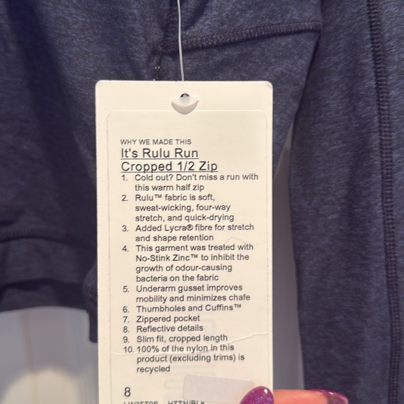 NWT Lululemon top - Picture 3 of 10